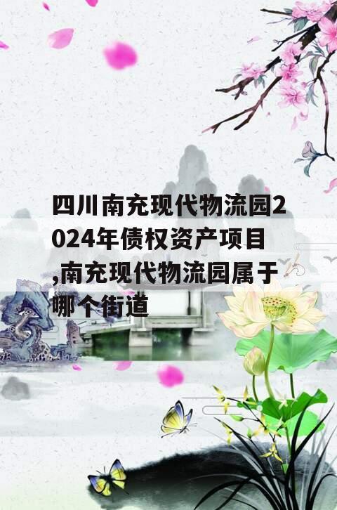 四川南充现代物流园2024年债权资产项目,南充现代物流园属于哪个街道