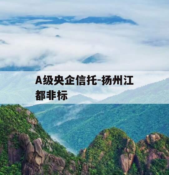 A级央企信托-扬州江都非标