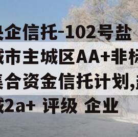 央企信托-102号盐城市主城区AA+非标集合资金信托计划,盐城2a+ 评级 企业