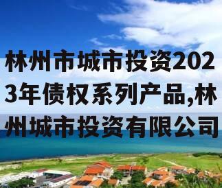 林州市城市投资2023年债权系列产品,林州城市投资有限公司