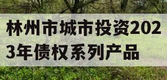 林州市城市投资2023年债权系列产品