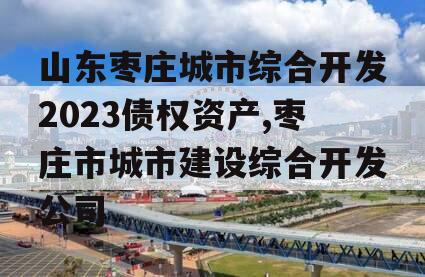 山东枣庄城市综合开发2023债权资产,枣庄市城市建设综合开发公司