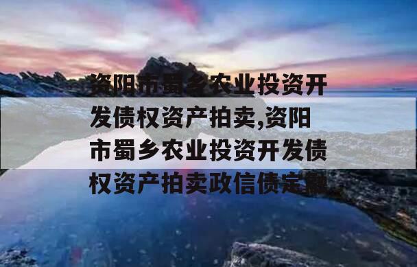 资阳市蜀乡农业投资开发债权资产拍卖,资阳市蜀乡农业投资开发债权资产拍卖政信债定融