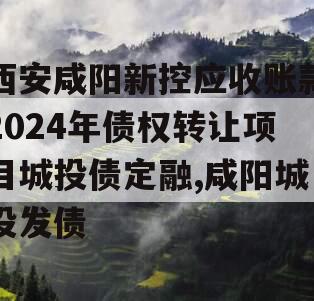 西安咸阳新控应收账款2024年债权转让项目城投债定融,咸阳城投发债