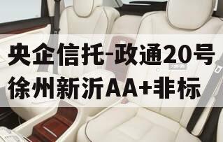 央企信托-政通20号徐州新沂AA+非标