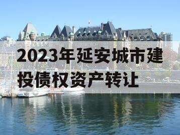 2023年延安城市建投债权资产转让