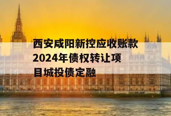 西安咸阳新控应收账款2024年债权转让项目城投债定融