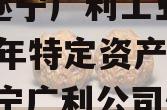 四川遂宁广利工业发展2024年特定资产拍卖,遂宁广利公司债