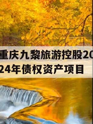 重庆九黎旅游控股2024年债权资产项目