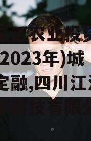 江油星乙农业投资债权资产(2023年)城投债定融,四川江油星联电子科技有限公司