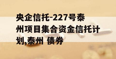 央企信托-227号泰州项目集合资金信托计划,泰州 债券