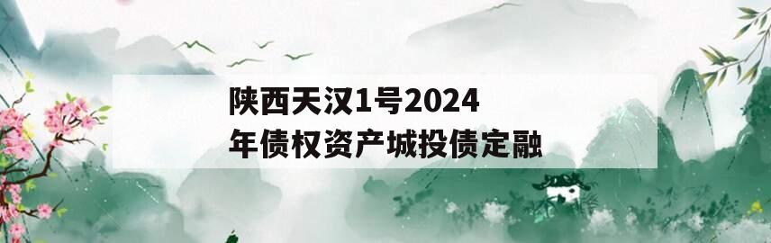 陕西天汉1号2024年债权资产城投债定融