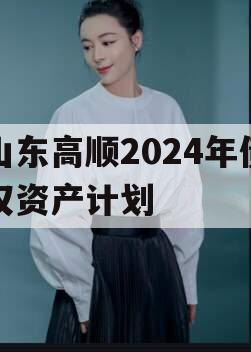 山东高顺2024年债权资产计划