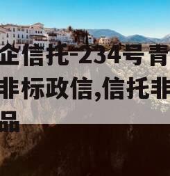 国企信托-234号青岛非标政信,信托非标产品