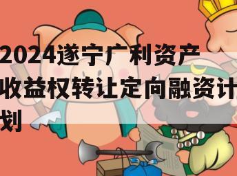 2024遂宁广利资产收益权转让定向融资计划