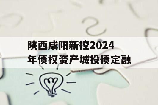 陕西咸阳新控2024年债权资产城投债定融