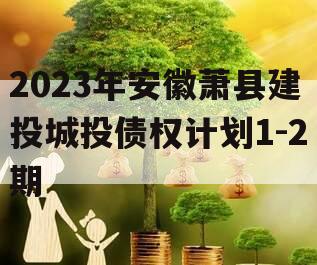 2023年安徽萧县建投城投债权计划1-2期