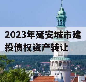 2023年延安城市建投债权资产转让