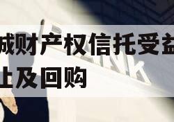 郯城财产权信托受益权转让及回购