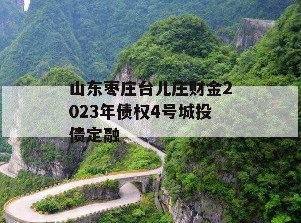 山东枣庄台儿庄财金2023年债权4号城投债定融