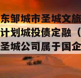 山东邹城市圣城文旅债权计划城投债定融（邹城圣城公司属于国企吗）