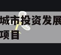 江油城市投资发展债权资产项目