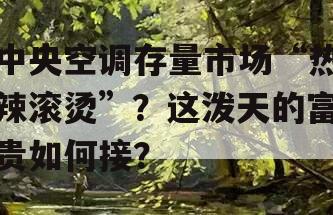 中央空调存量市场“热辣滚烫”？这泼天的富贵如何接？