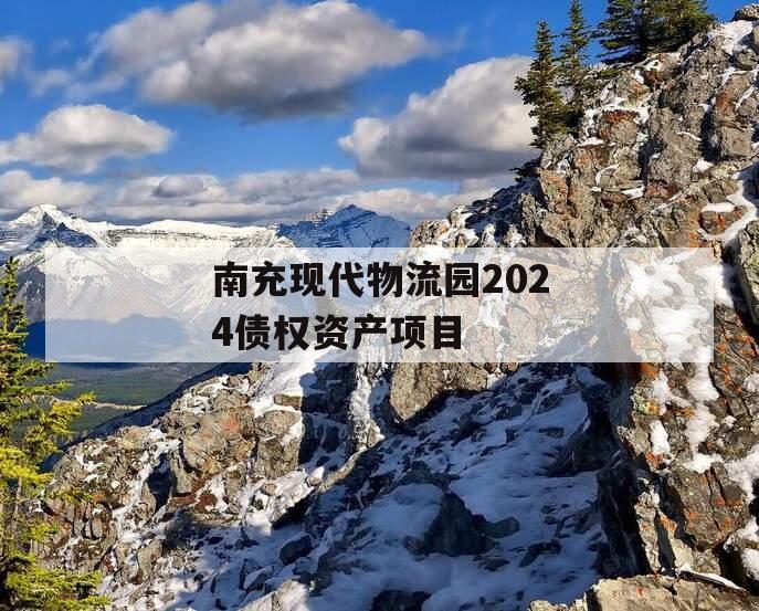 南充现代物流园2024债权资产项目