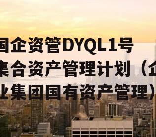 国企资管DYQL1号集合资产管理计划（企业集团国有资产管理）