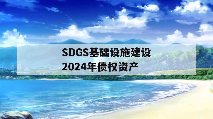 SDGS基础设施建设2024年债权资产