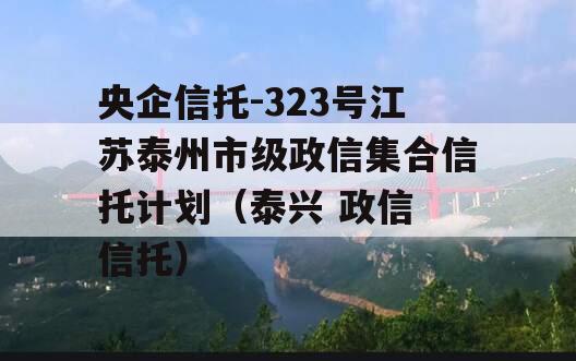 央企信托-323号江苏泰州市级政信集合信托计划（泰兴 政信 信托）