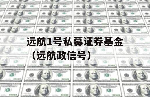 远航1号私募证券基金（远航政信号）