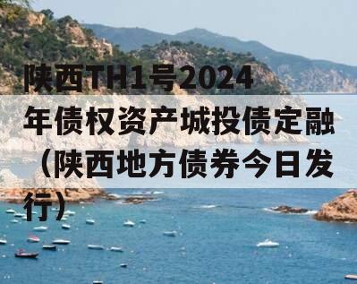 陕西TH1号2024年债权资产城投债定融（陕西地方债券今日发行）