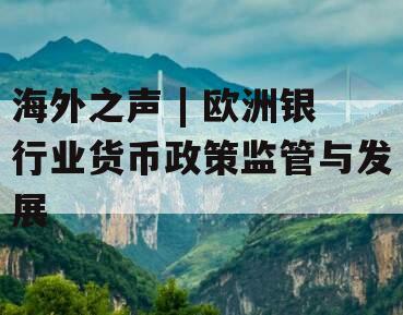 海外之声 | 欧洲银行业货币政策监管与发展