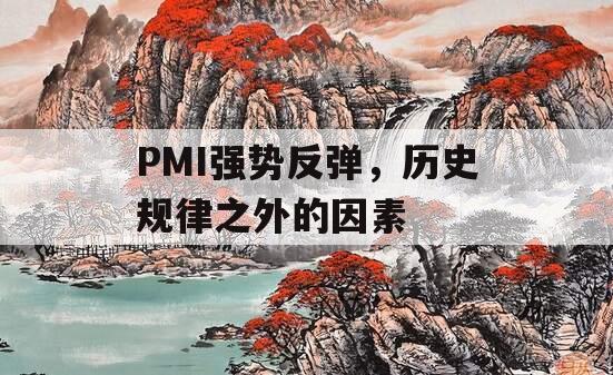 PMI强势反弹，历史规律之外的因素