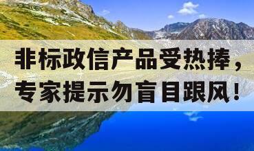 非标政信产品受热捧，专家提示勿盲目跟风！