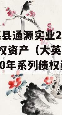 大英县通源实业2023债权资产（大英通源2020年系列债权资产）