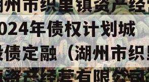 湖州市织里镇资产经营2024年债权计划城投债定融（湖州市织里镇资产经营有限公司）