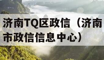 济南TQ区政信（济南市政信信息中心）