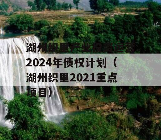 湖州织里产业投资运营2024年债权计划（湖州织里2021重点项目）