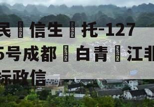 民‮信生‬托-1275号成都‮白青‬江非标政信