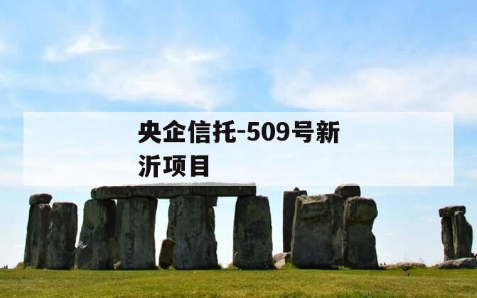 央企信托-509号新沂项目