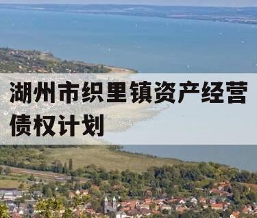 湖州市织里镇资产经营债权计划