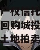 郯城财产权信托受益权转让及回购城投债定融（郯城土地拍卖公告）