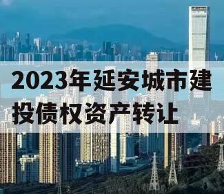 2023年延安城市建投债权资产转让