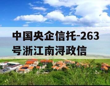 中国央企信托-263号浙江南浔政信