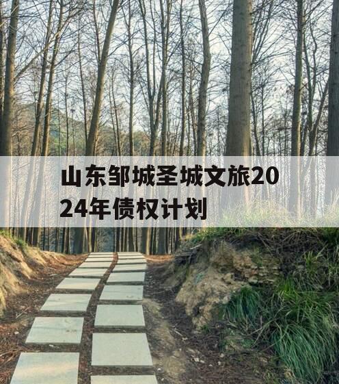 山东邹城圣城文旅2024年债权计划