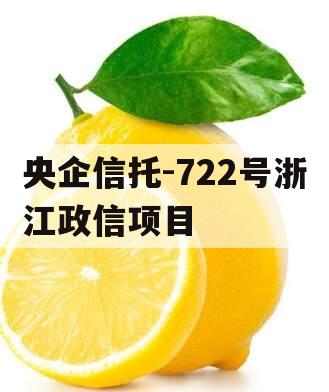 央企信托-722号浙江政信项目