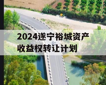 2024遂宁裕城资产收益权转让计划