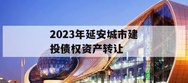 2023年延安城市建投债权资产转让